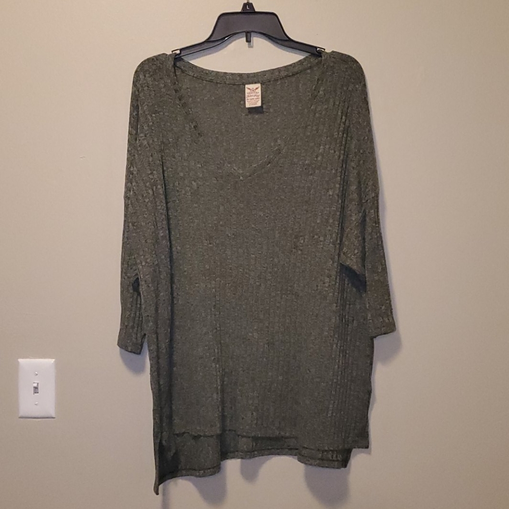 Faded Glory Olive Green Sweater 3x